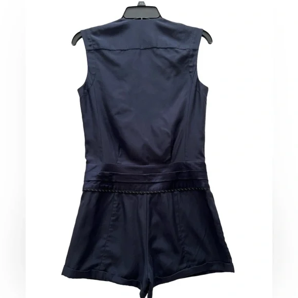 Armani Exchange Silk Tuxedo Rompers - Picture 8 of 8